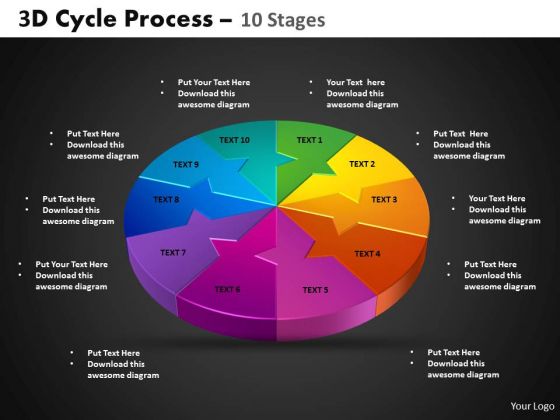 PowerPoint Designs Circle Chart Cycle Process Ppt Process