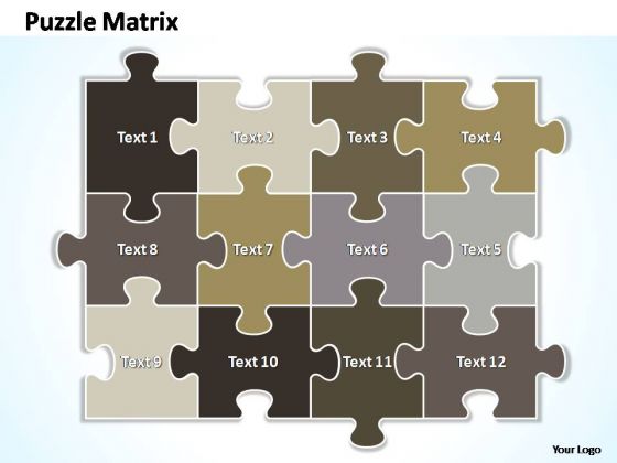 PowerPoint Designs Growth Puzzle Matrix Ppt Template PowerPoint Designs Growth Puzzle Matrix Ppt Template