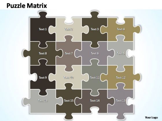 PowerPoint Designs Growth Puzzle Matrix Ppt Themes PowerPoint Designs Growth Puzzle Matrix Ppt Themes