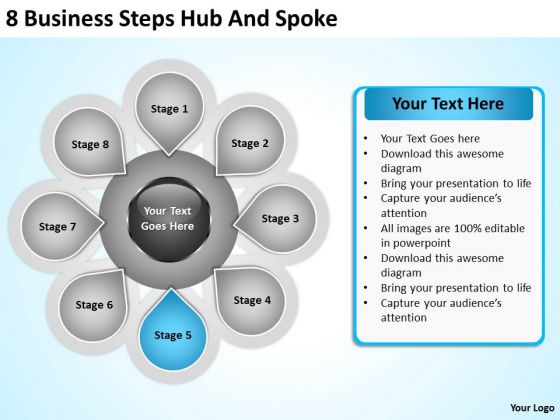 PowerPoint For Business Presentation Steps Hub And Spoke Ppt 6 Slides PowerPoint For Business Presentation Steps Hub And Spoke Ppt 6 Slides