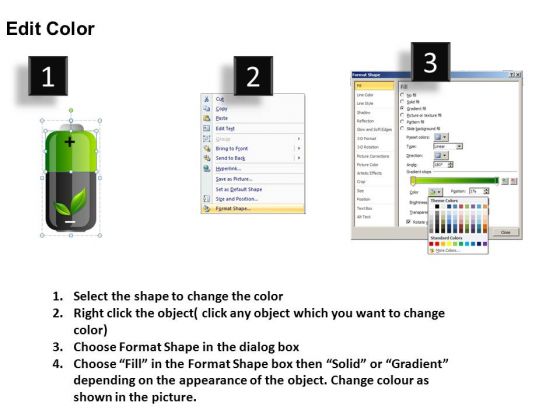 PowerPoint Graphics Clipart Green Energy Batteries Ppt Slides slides multipurpose