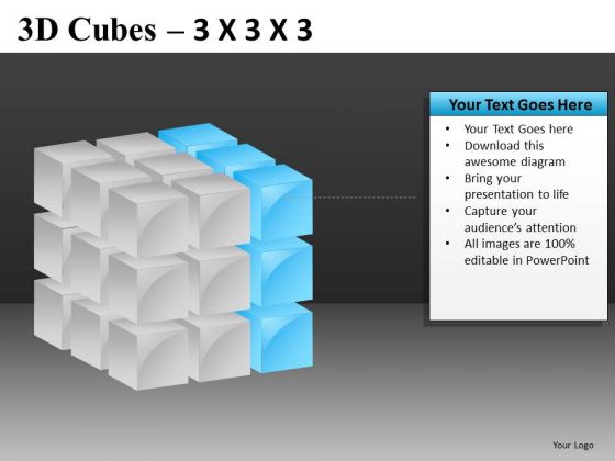 PowerPoint Graphics With Cube Diagrams PowerPoint Graphics With Cube Diagrams