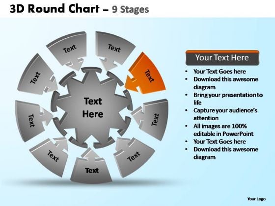 PowerPoint Layout Growth Pie Chart With Arrows Ppt Design PowerPoint Layout Growth Pie Chart With Arrows Ppt Design