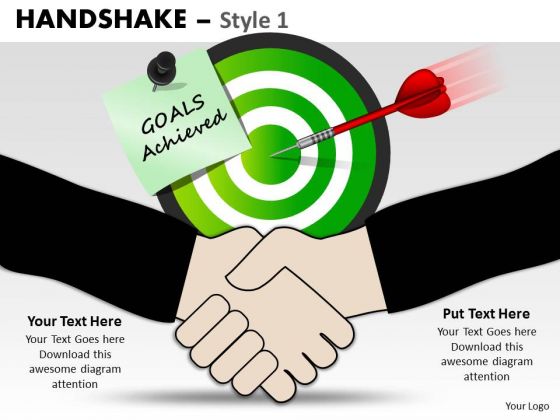 PowerPoint Layout Leadership Handshake Ppt Process