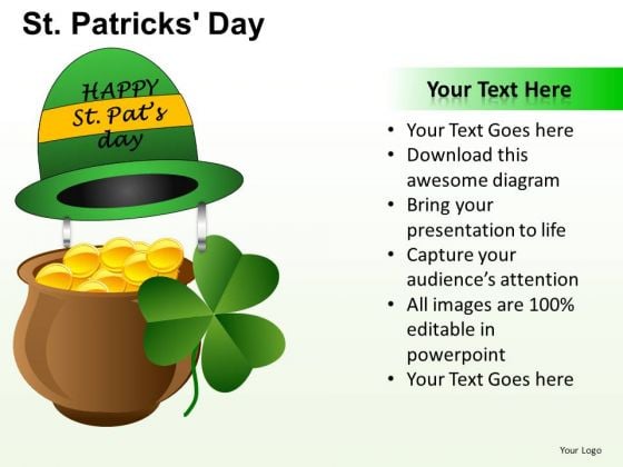 PowerPoint Layout Pot Of Gold Patricks Day Ppt Backgrounds PowerPoint Layout Pot Of Gold Patricks Day Ppt Backgrounds