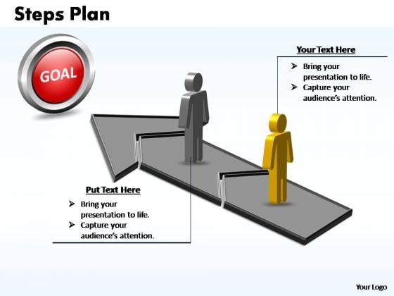 PowerPoint Layout Strategy Steps Plan 2 Stages Style 2 Ppt Themes