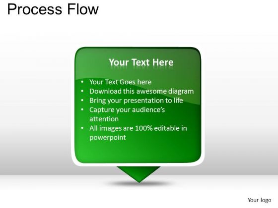 PowerPoint Layouts Strategy Process Flow Ppt Slides