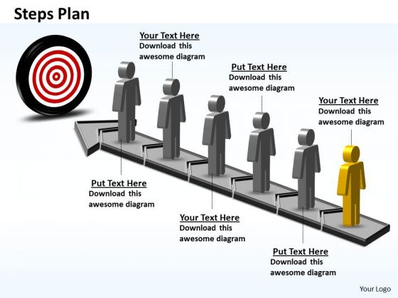 PowerPoint Layouts Strategy Steps Plan 6 Stages Style 6 Ppt Slides