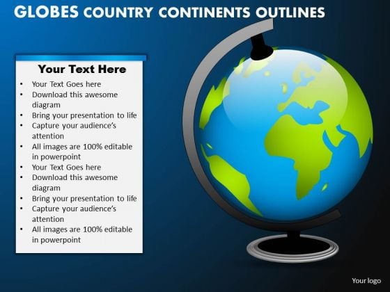 PowerPoint Layouts Success Globes Country Ppt Slides