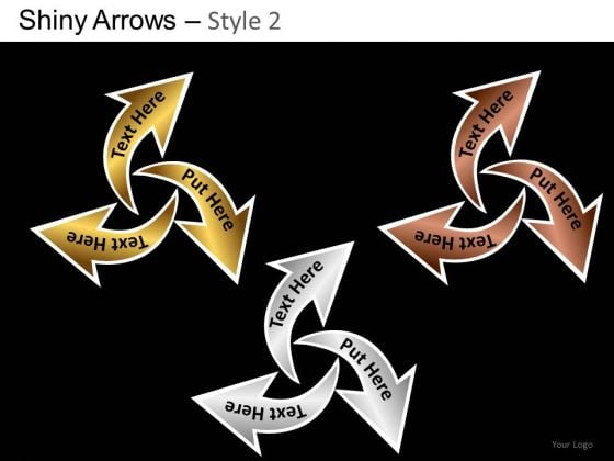 PowerPoint Presentation Business Designs Shiny Arrows 2 Ppt Templates