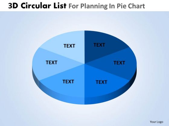 PowerPoint Presentation Business Pie Chart List Ppt Presentation