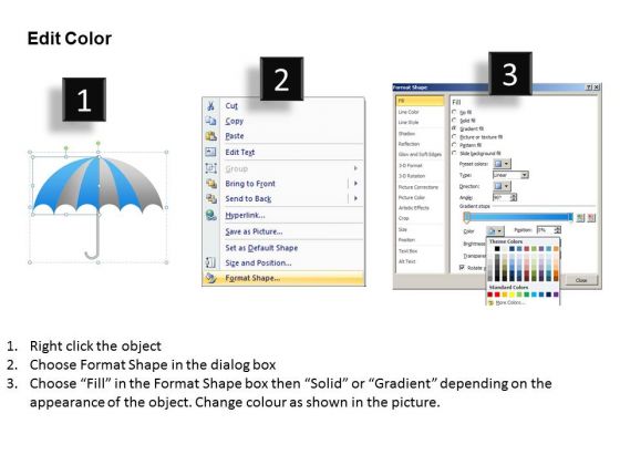 Umbrella Size Chart