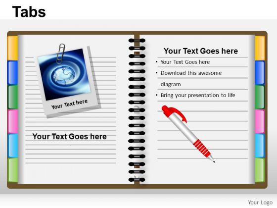 tab powerpoint templates, slides and graphics tab powerpoint templates, slides and graphics, Powerpoint Presentation Template With Tabs, Presentation templates