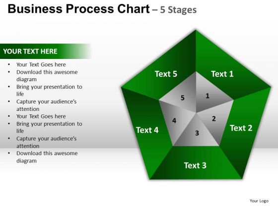 PowerPoint Presentation Designs Leadership Pentagon Pie Chart Ppt Design