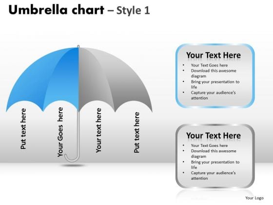 Umbrella Diagram Slide Geeks