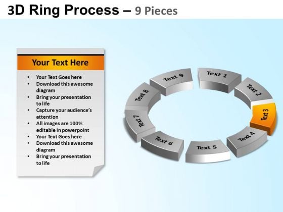 PowerPoint Process Business Ring Process Ppt Slides