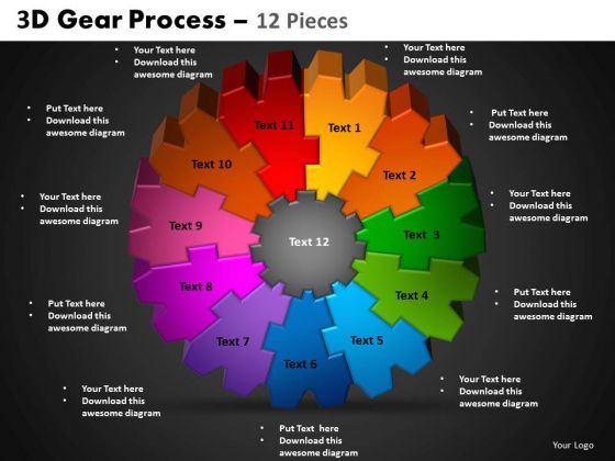PowerPoint Process Circle Chart Gear Process Ppt Design PowerPoint Process Circle Chart Gear Process Ppt Design