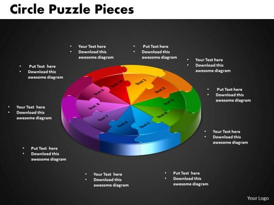 PowerPoint Process Circle Puzzle Diagram Ppt Backgrounds PowerPoint Process Circle Puzzle Diagram Ppt Backgrounds