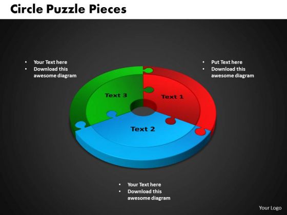 PowerPoint Process Circle Puzzle Graphic Ppt Slides PowerPoint Process Circle Puzzle Graphic Ppt Slides