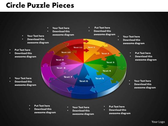 PowerPoint Process Circle Puzzle Leadership Ppt Template PowerPoint Process Circle Puzzle Leadership Ppt Template