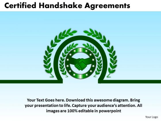 PowerPoint Process Company Certified Handshake Ppt Process