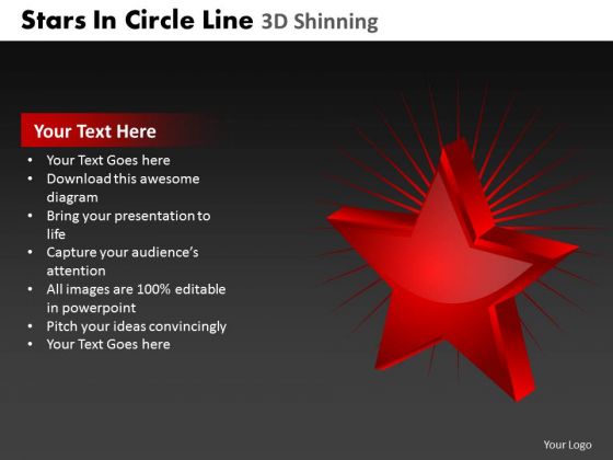 PowerPoint Process Company Stars In Circle Ppt Design Slides PowerPoint Process Company Stars In Circle Ppt Design Slides