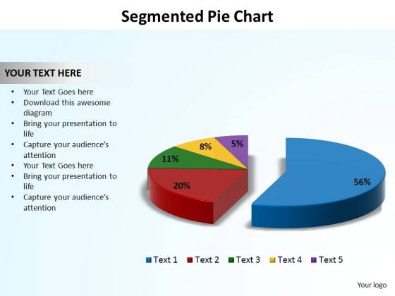 PowerPoint Process Data Driven Segmented Piechart Ppt Design Slides PowerPoint Process Data Driven Segmented Piechart Ppt Design Slides
