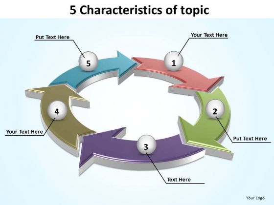 PowerPoint Process Diagram Characteristics Of Topic Ppt Template PowerPoint Process Diagram Characteristics Of Topic Ppt Template