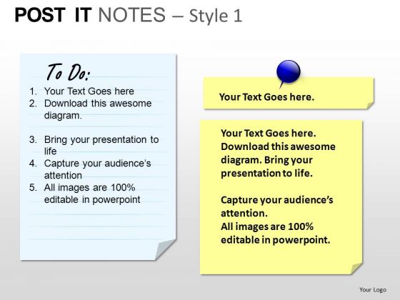PowerPoint Process Diagram Post It Notes Ppt Presentation PowerPoint Process Diagram Post It Notes Ppt Presentation
