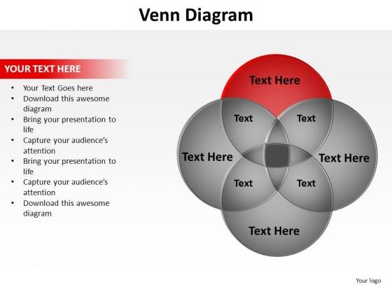 PowerPoint Process Education Venn Diagram Ppt Designs