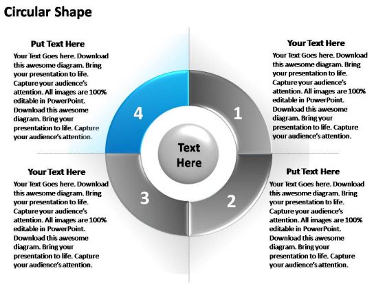 PowerPoint Process Graphic Circular Ppt Slides