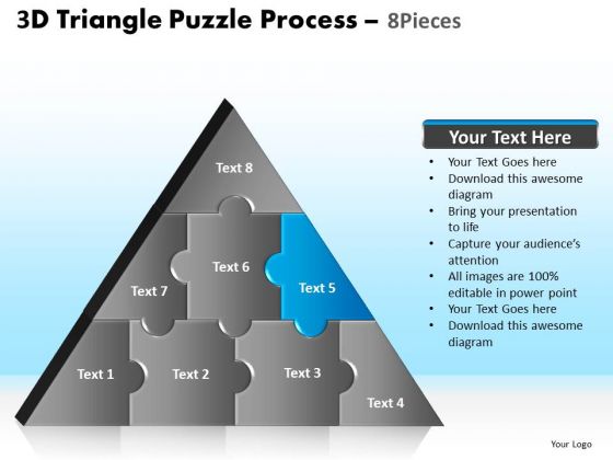 PowerPoint Process Graphic Triangle Puzzle Ppt Template PowerPoint Process Graphic Triangle Puzzle Ppt Template