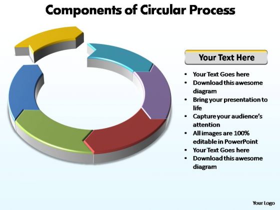 PowerPoint Process Strategy Circular Process Ppt Slides