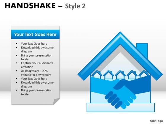 PowerPoint Process Strategy Handshake Ppt Theme