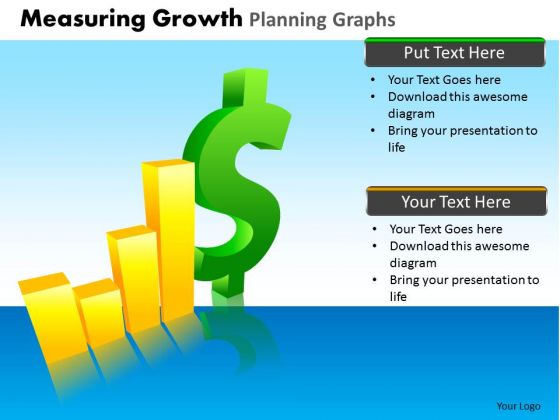 PowerPoint Process Success Measuring Growth Ppt Process
