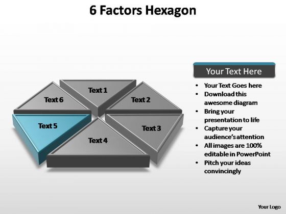 PowerPoint Process Teamwork Factors Hexagon Ppt Template PowerPoint Process Teamwork Factors Hexagon Ppt Template