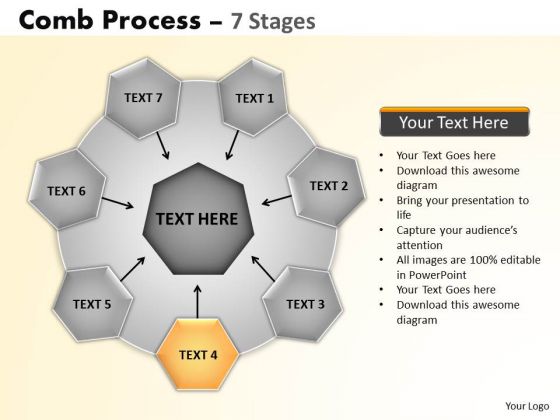 PowerPoint Process Wheel And Spoke Process Ppt Slide