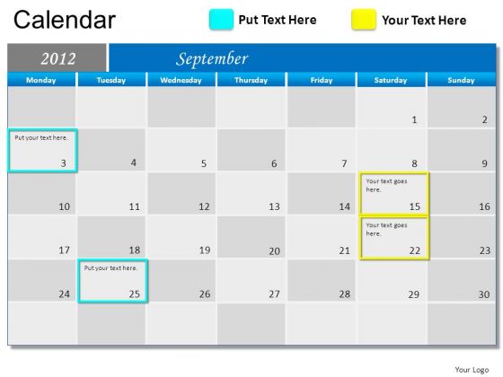 PowerPoint Slide 2012 September Ppt Templates PowerPoint Slide 2012 September Ppt Templates