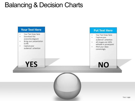 PowerPoint Slide Business Balancing Decision Ppt Template