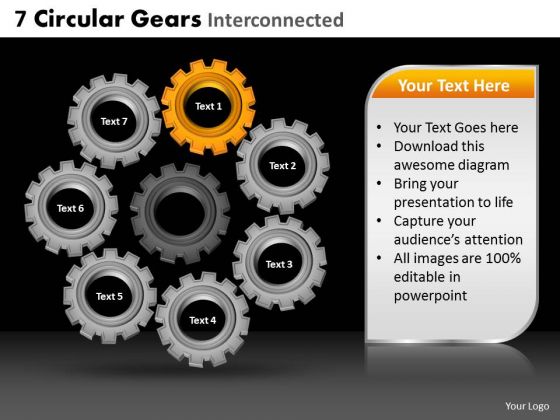 PowerPoint Slide Business Circular Gears Ppt Slide PowerPoint Slide Business Circular Gears Ppt Slide