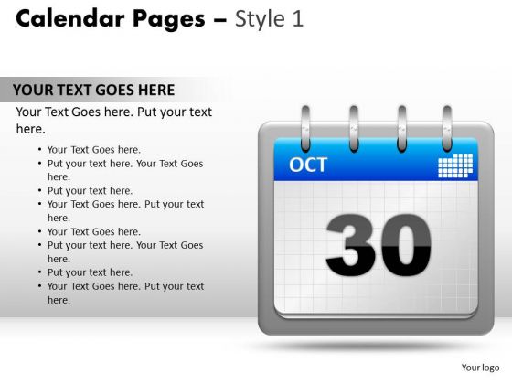 PowerPoint Slide Calendar 30 Oct Diagram Ppt Presentation PowerPoint Slide Calendar 30 Oct Diagram Ppt Presentation