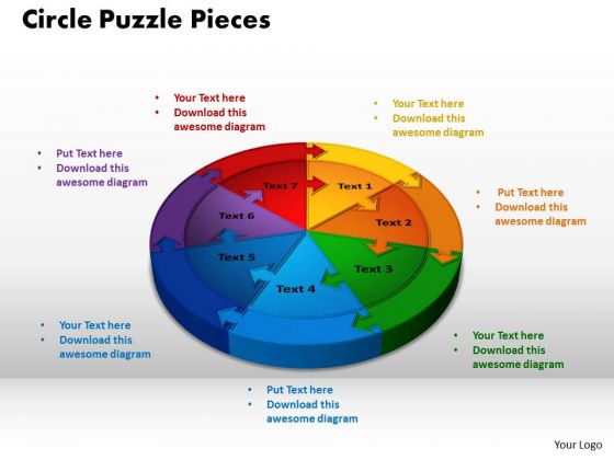 PowerPoint Slide Circle Puzzle Growth Ppt Backgrounds PowerPoint Slide Circle Puzzle Growth Ppt Backgrounds