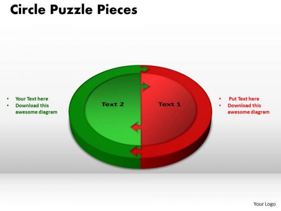 PowerPoint Slide Designs Circle Puzzle Pieces Chart Ppt Slide