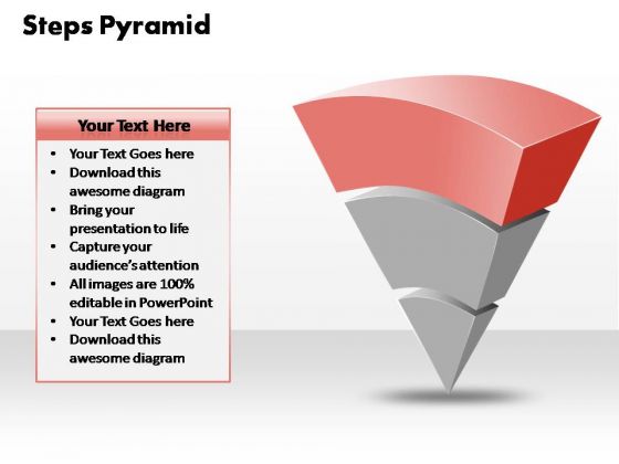 PowerPoint Slide Diagram Business 3 Steps Pyramid Ppt Theme