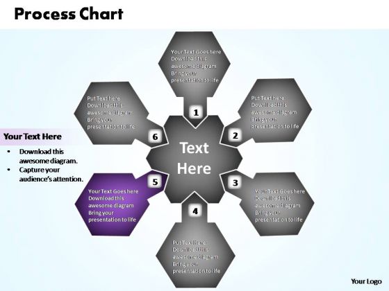 PowerPoint Slide Diagram Business Process Chart Ppt Process