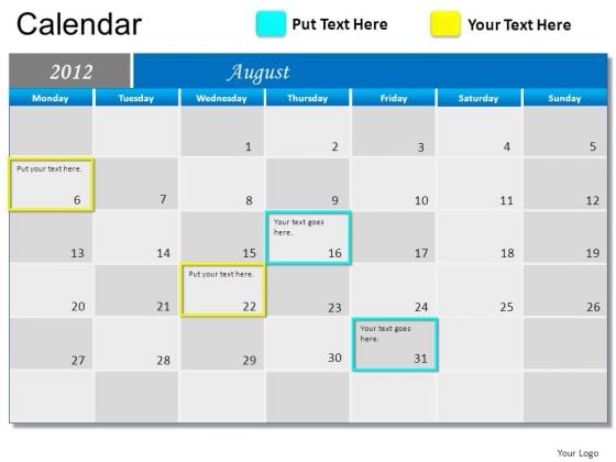 PowerPoint Slide Growth Blue Calendar 2012 Ppt Slide PowerPoint Slide Growth Blue Calendar 2012 Ppt Slide