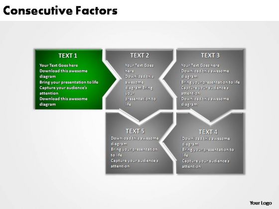 PowerPoint Slide Layout Education Consecutive Factors Ppt Slides
