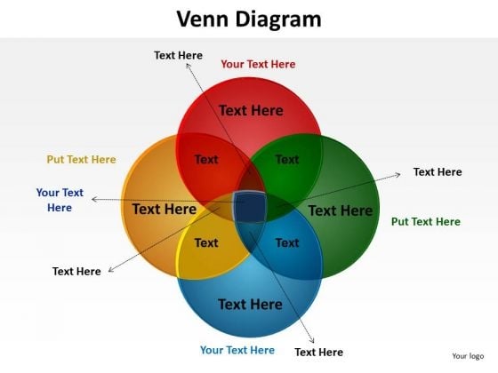 PowerPoint Slide Layout Success Venn Diagram Ppt Slides