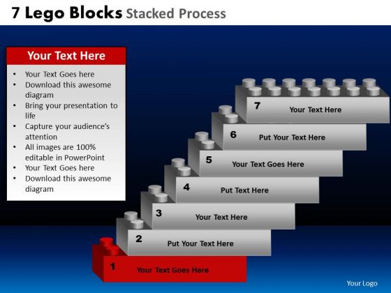 PowerPoint Slide Sales Lego Blocks Ppt Layout