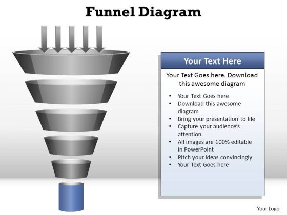 PowerPoint Slide Teamwork Funnel Diagram Ppt Design